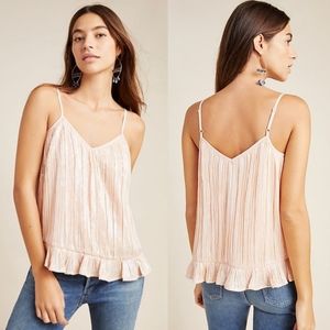 NWT Anthropologie Amelie sequin pink cami
Plus s14